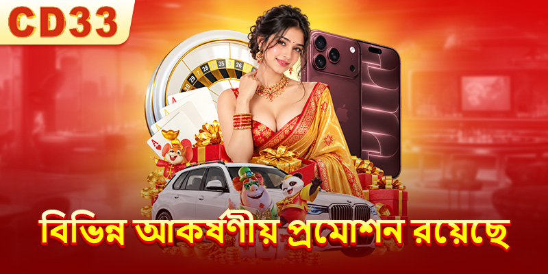 বিভিন্ন আকর্ষণীয় প্রমোশন রয়েছে